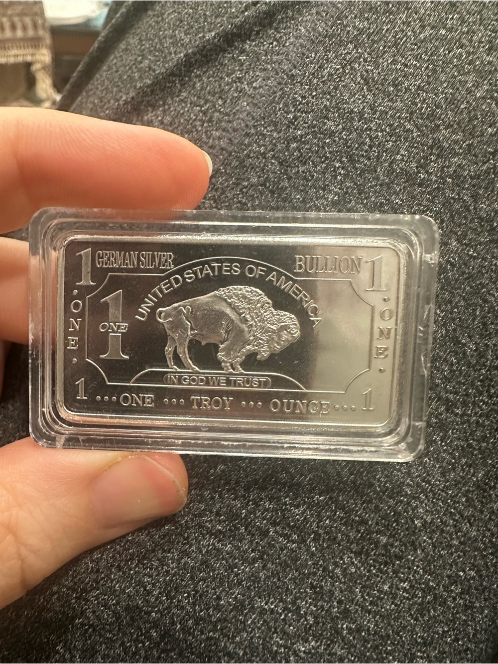 1 oz One Troy Ounce USA American Buffalo .999 Fine Tin Bullion Bar Sn Element